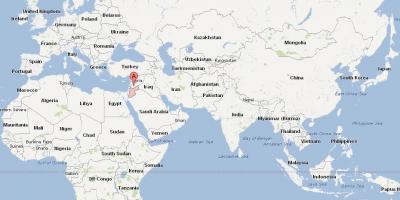 Lokacija Jordan na karti svijeta