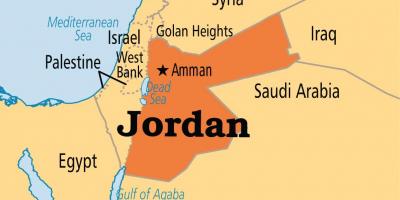 Jordan lokacija karti 